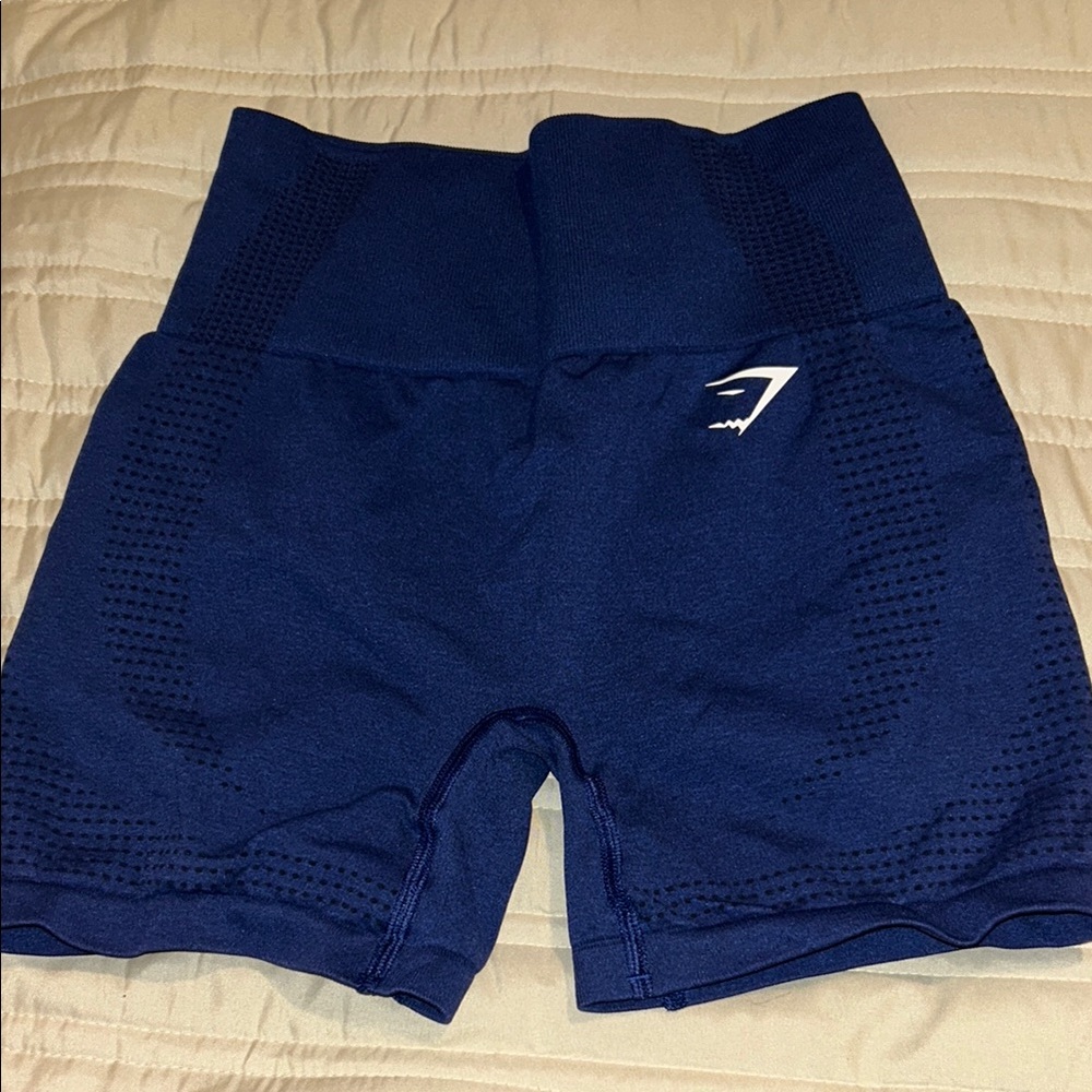Gymshark Women's Navy seamless shorts